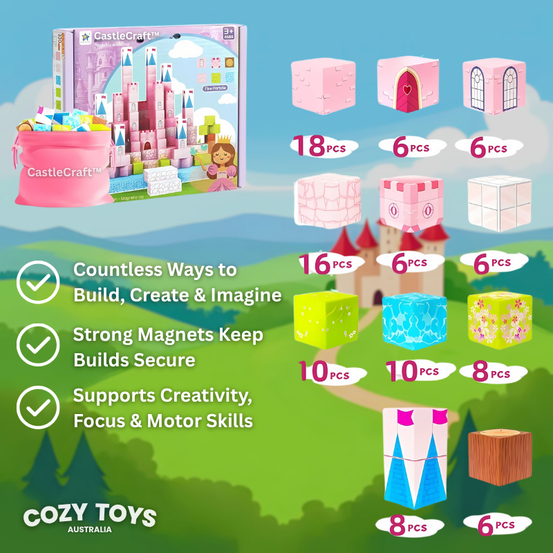 CastleCraft™ - Magnetic Building Kit